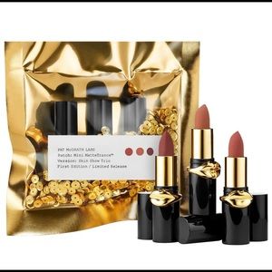 new 3 piece MINI lipstick trio pat mcgrath